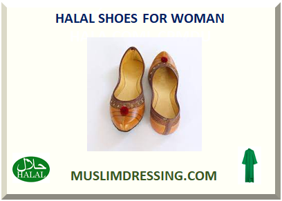 HALAL SHOES FOR WOMAN