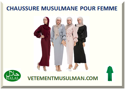 CHAUSSURE MUSULMANE POUR FEMME