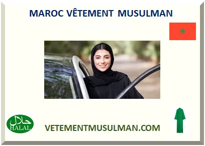 MAROC VÊTEMENT MUSULMAN